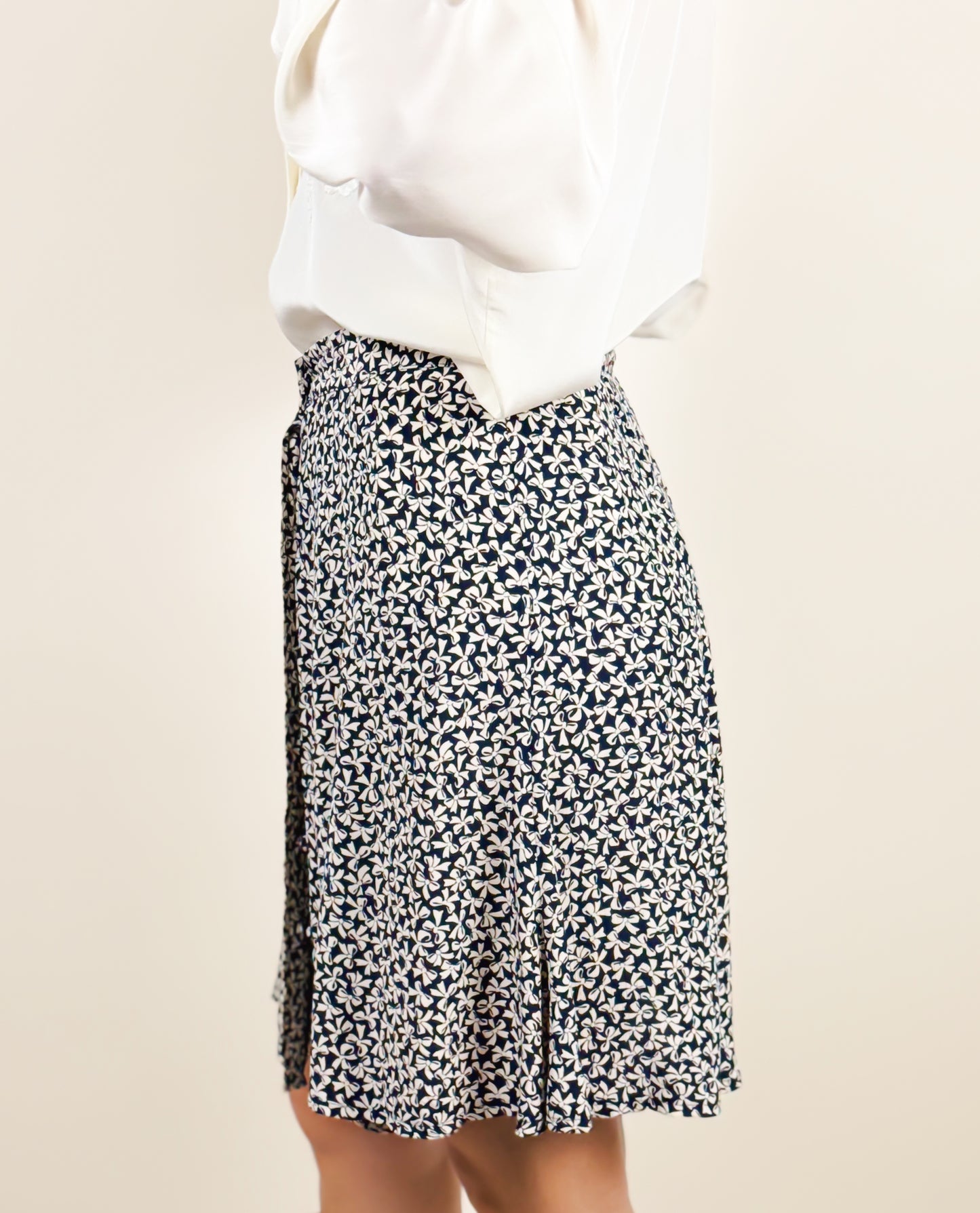 GONNA VINTAGE CON FIOCCHETTI ELIZABETH ASCOT