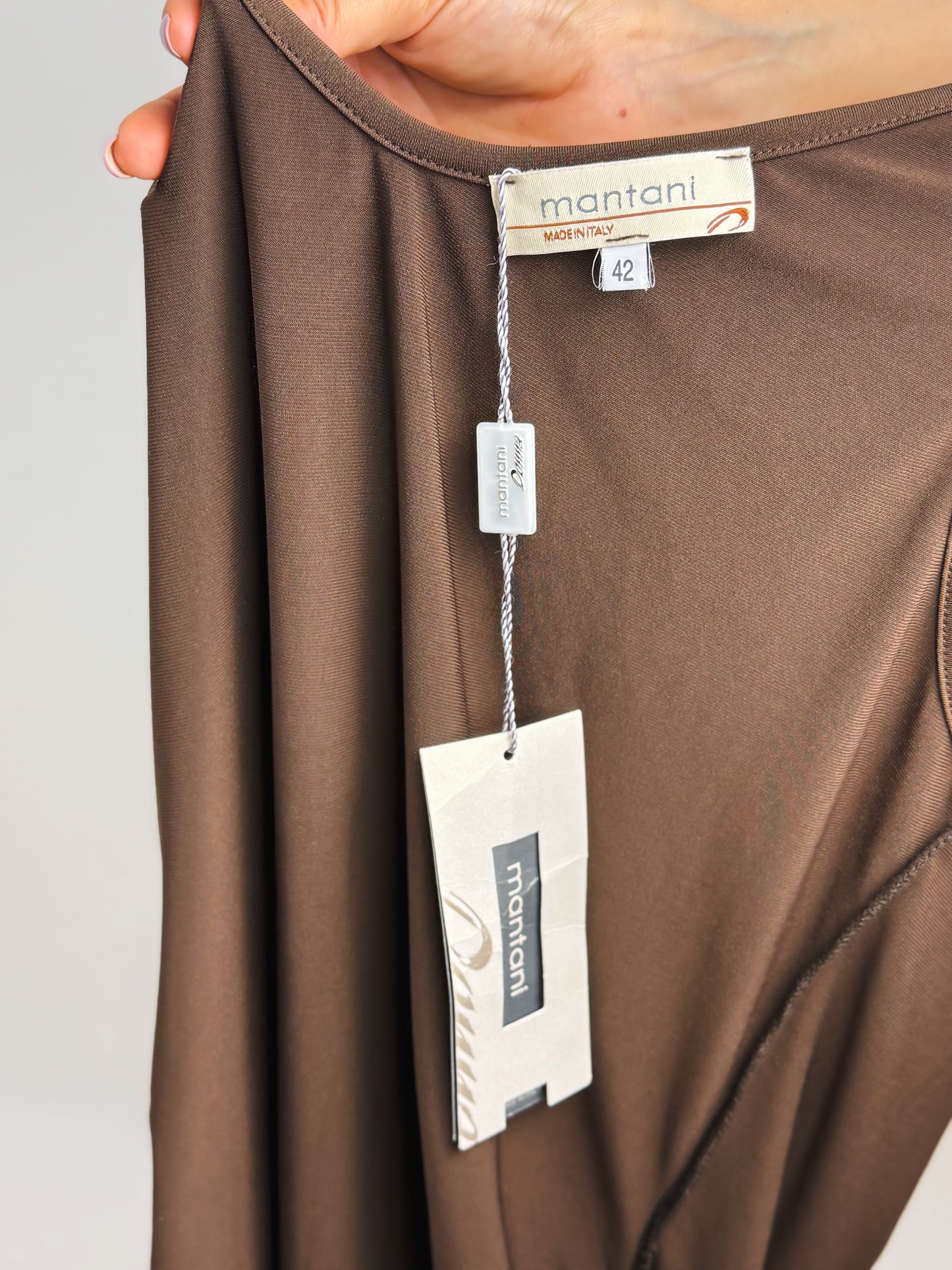TOP VINTAGE IN VISCOSA CON ARRICCIATURA