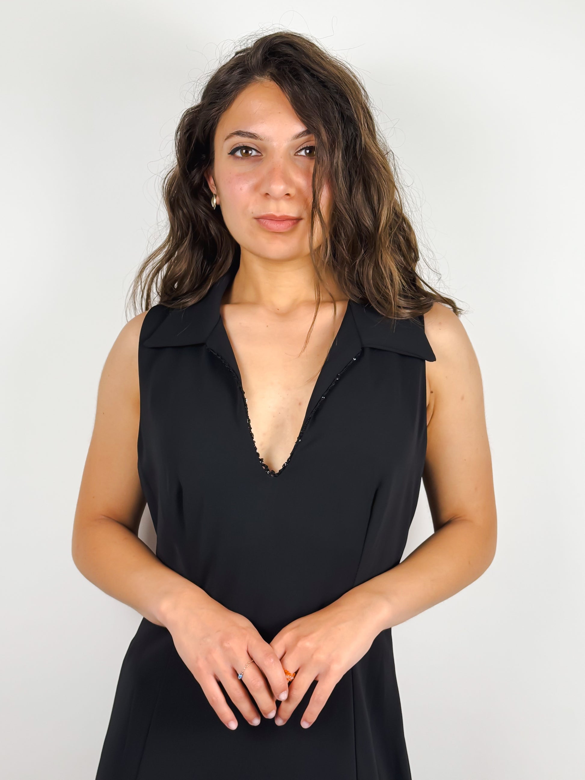 abito nero vintage anni 2000