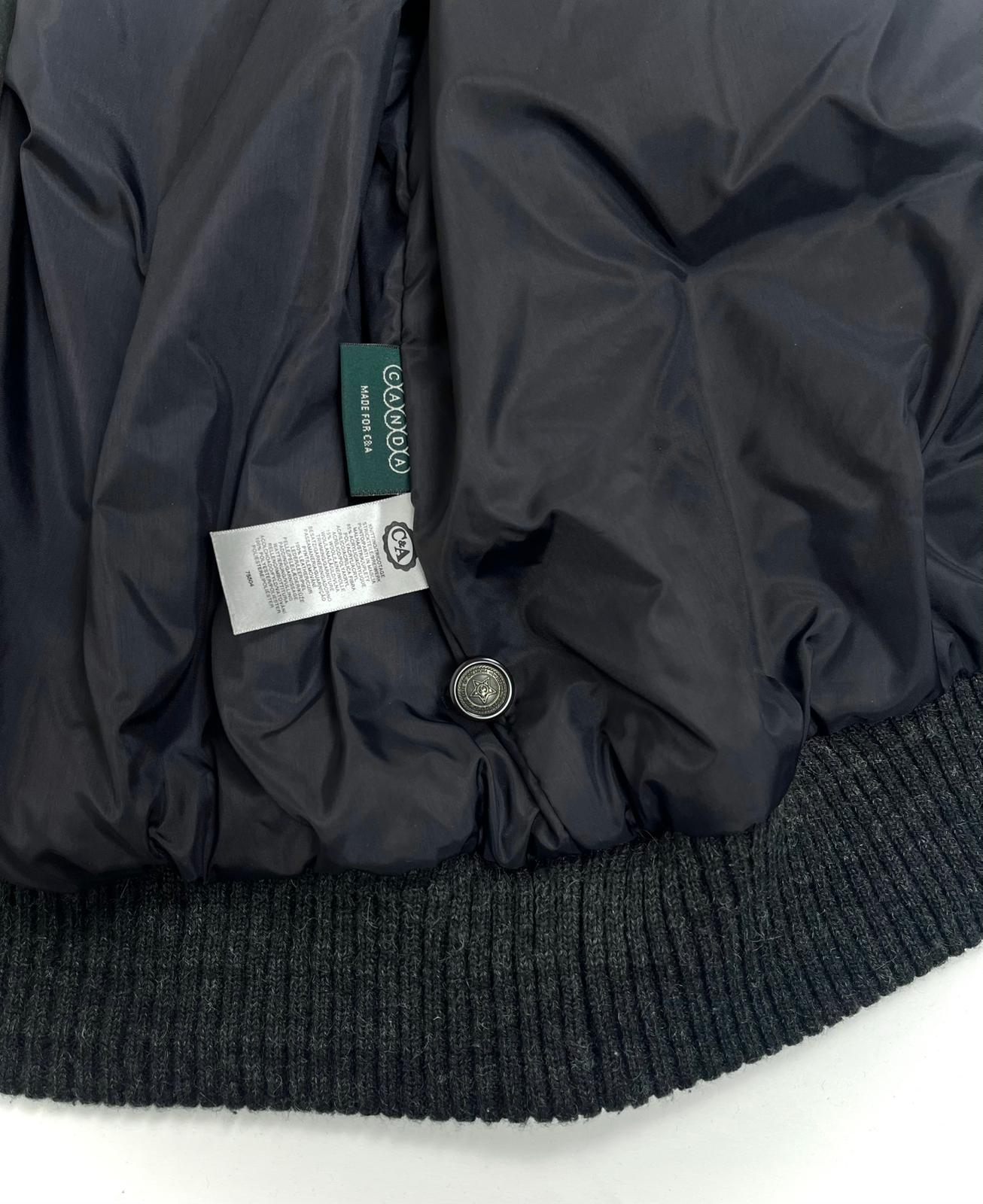 Cardigan Vintage Uomo Grigio Acrilico e Lana Made in Italy