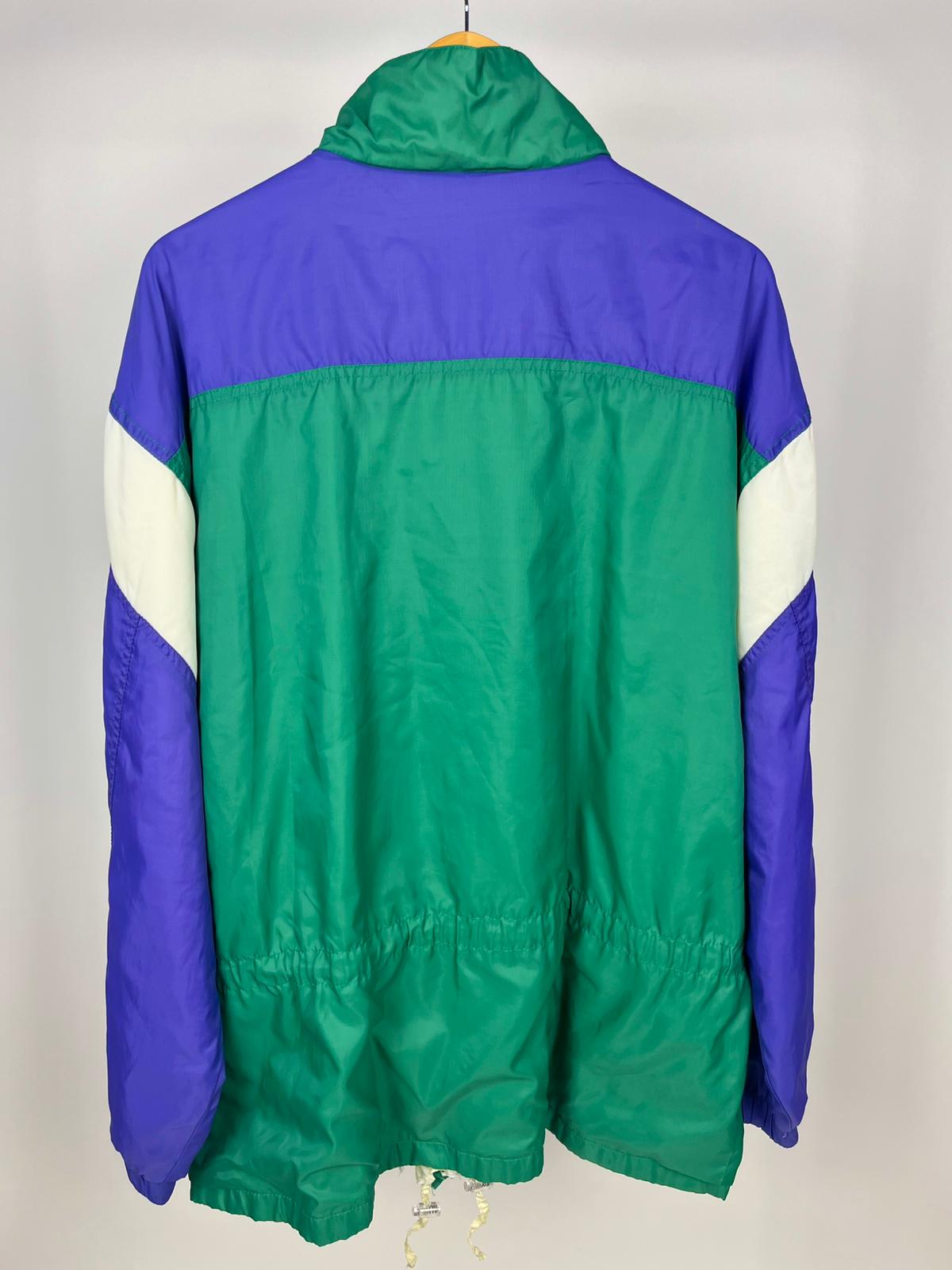 Giacca Kappa Vintage Anni 90 Sportiva Felpata Color-Block – Made in Italy