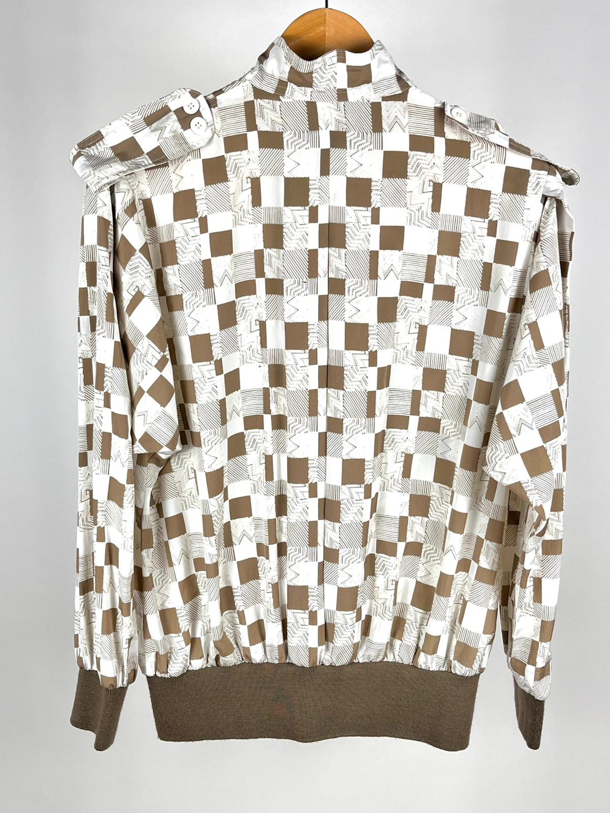 Camicia Vintage MariElla Anni '80 – Motivo Geometrico