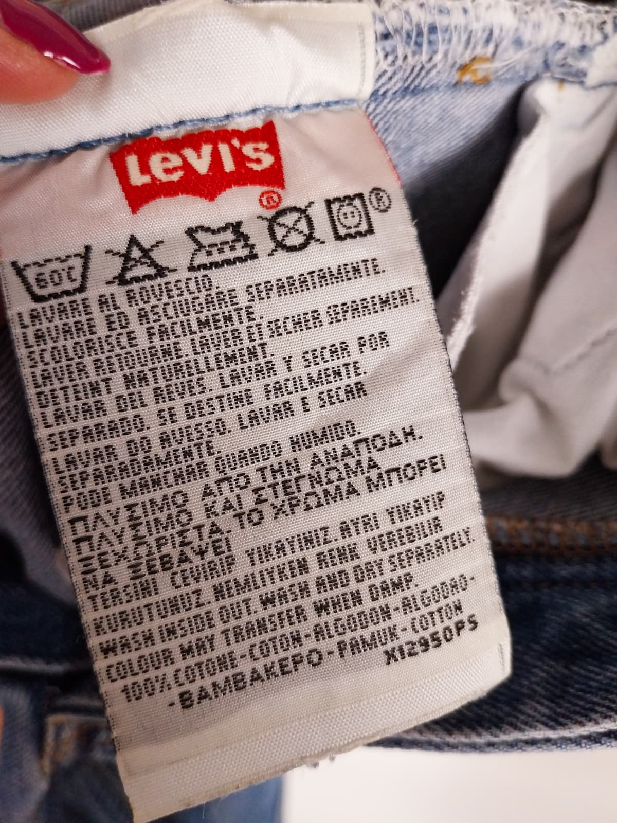 Jeans Vintage Levi’s 501 Donna Anni ’90 Lavaggio Chiaro