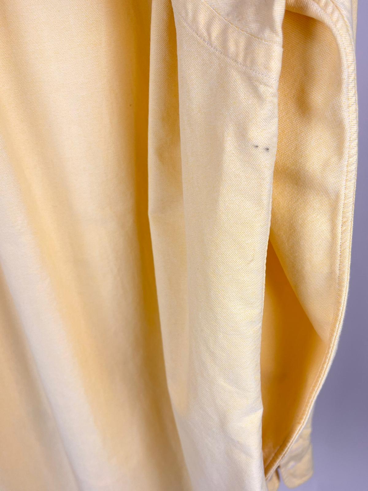 Camicia Uomo Ralph Lauren Yarmouth Oxford Giallo Pastello in 100% Cotton