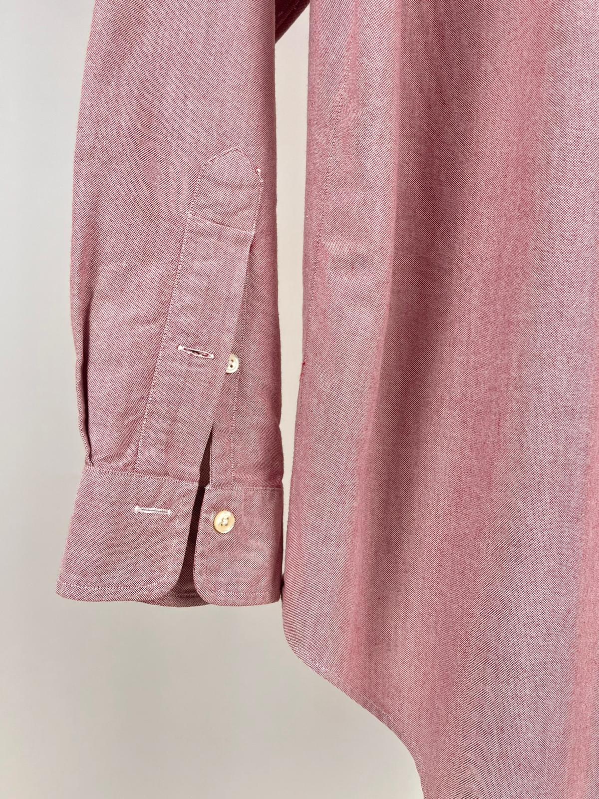 Camicia Ralph Lauren Vintage Rosa Melange Cotone Button-Down | Taglia L/XL