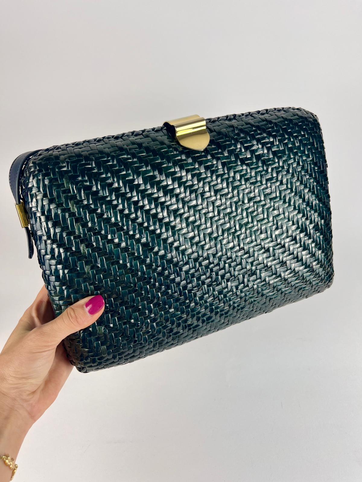 Borsa Rodo in midollino anni '70