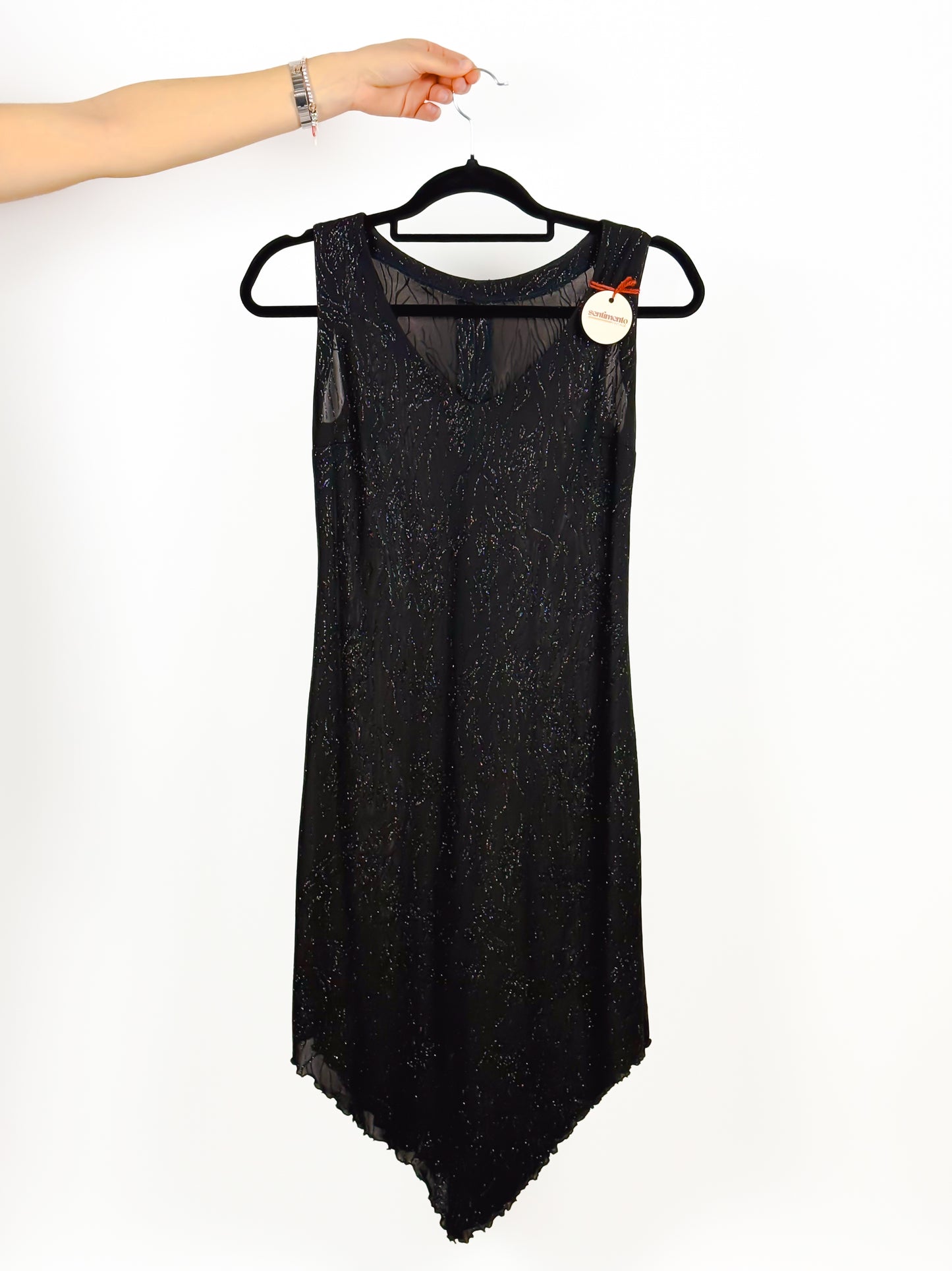 Abito da Sera Brillantinato Vintage - Eleganza Senza Tempo