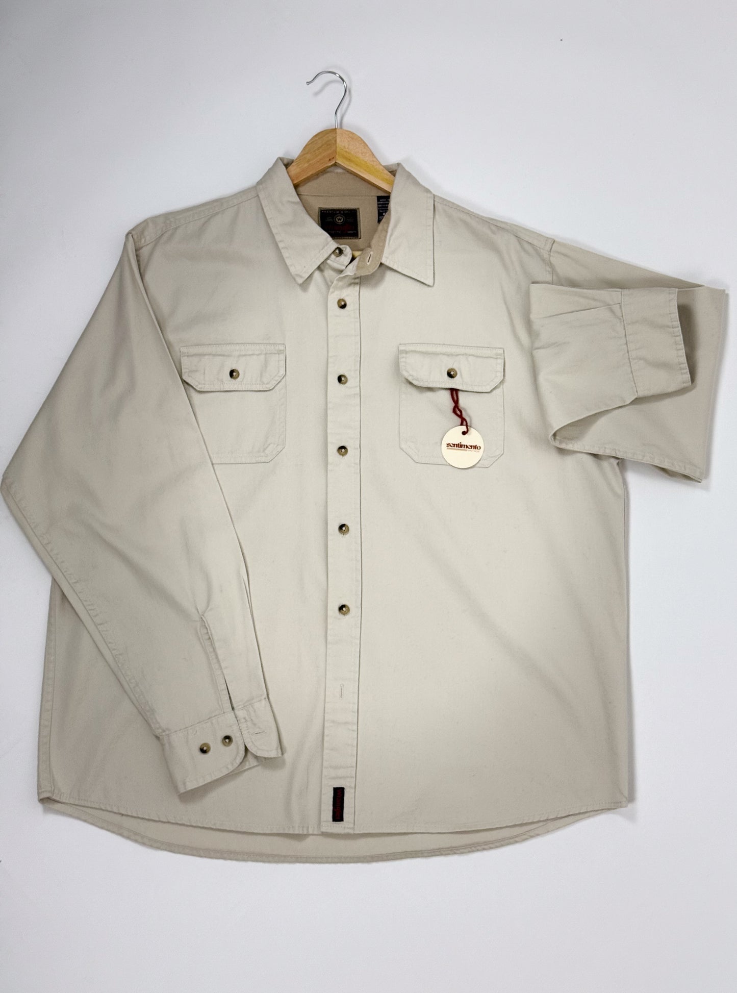 CHEMISE BEIGE WRANGLER