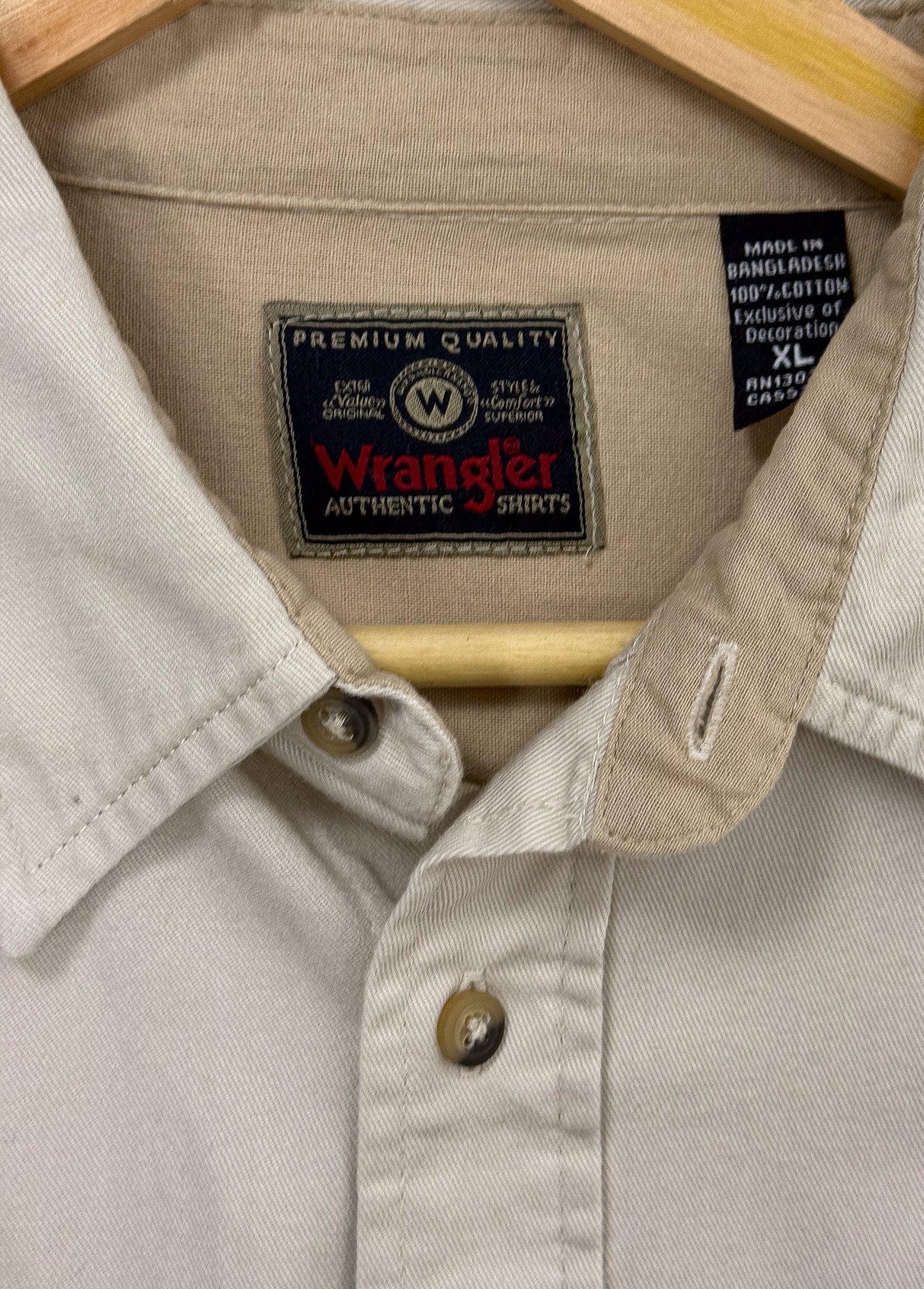 CHEMISE BEIGE WRANGLER