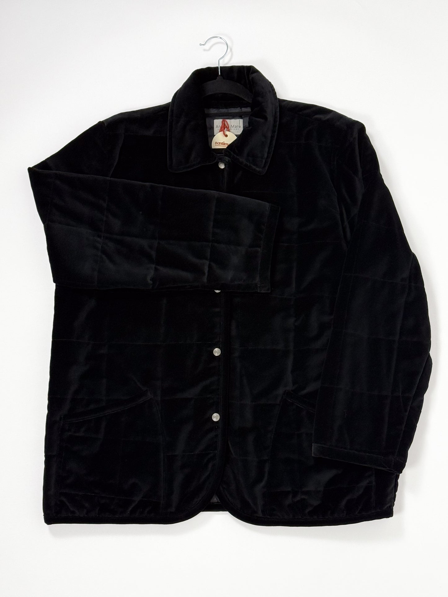 Giacca Trapuntata Velluto Andrea Marè Vintage - Eleganza Italiana