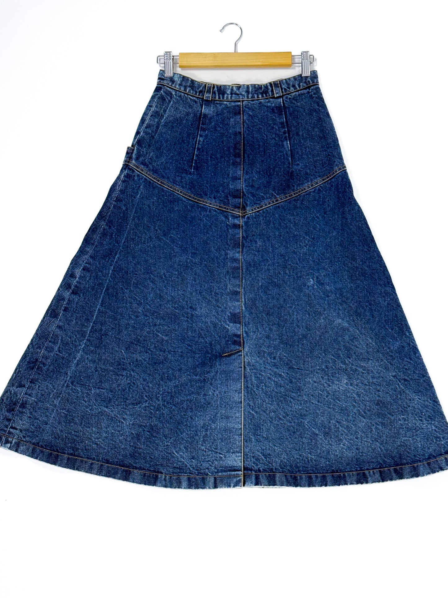 Y2K LONG DENIM SKIRT