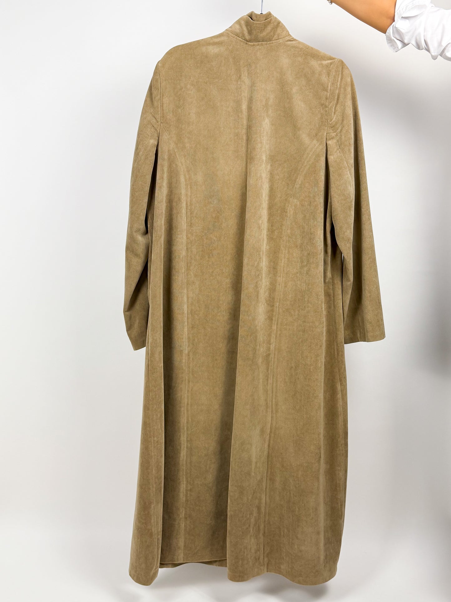 Trench Vintage Lungo in Velluto