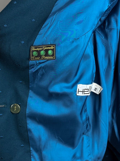 Blazer Donna Lana Vintage Anni 90 Bottoni Gioiello