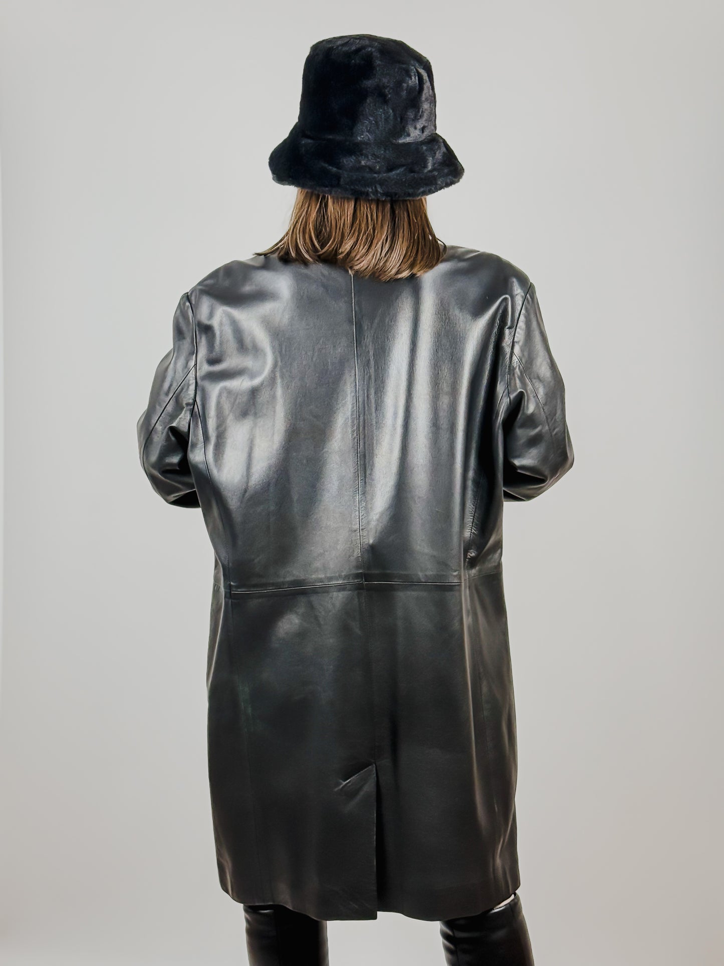 LEATHER TRENCH MADE IN ITALY