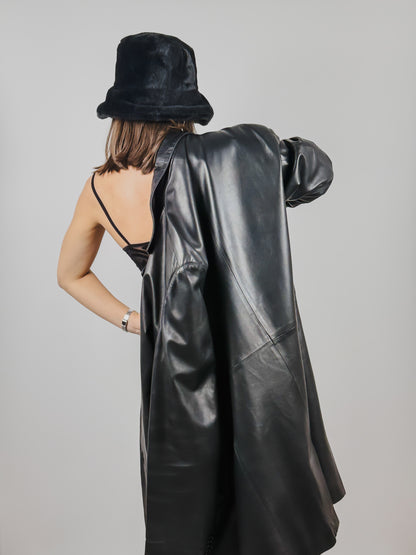 LEATHER TRENCH MADE IN ITALY