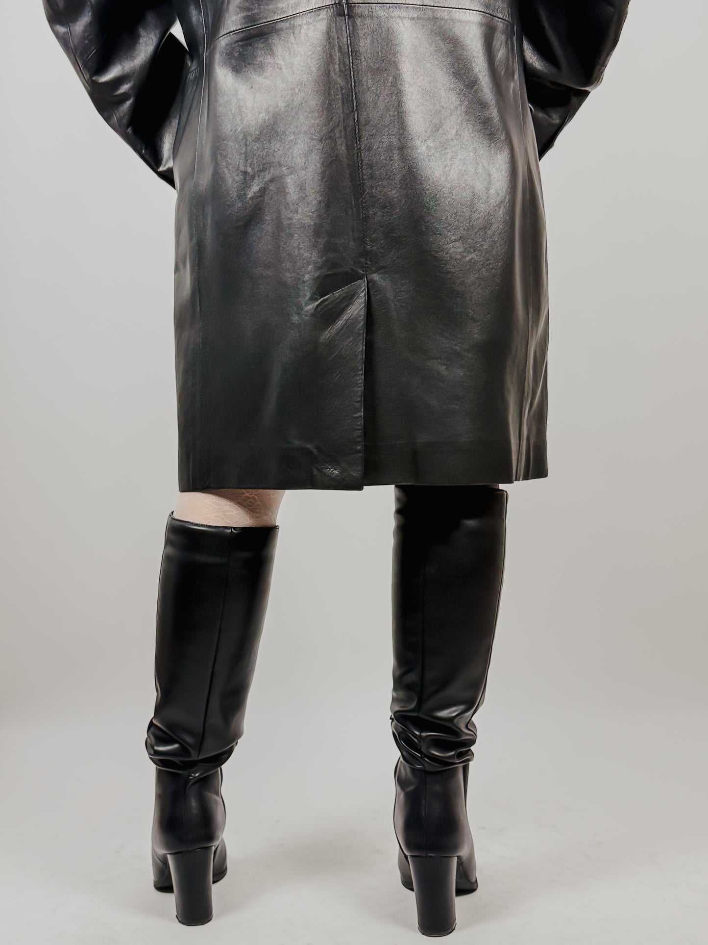 LEATHER TRENCH MADE IN ITALY