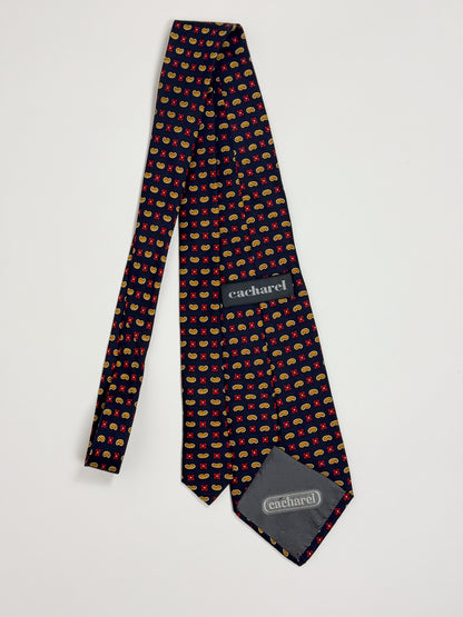 Cravatta vintage Cacharel in seta Made in Italy