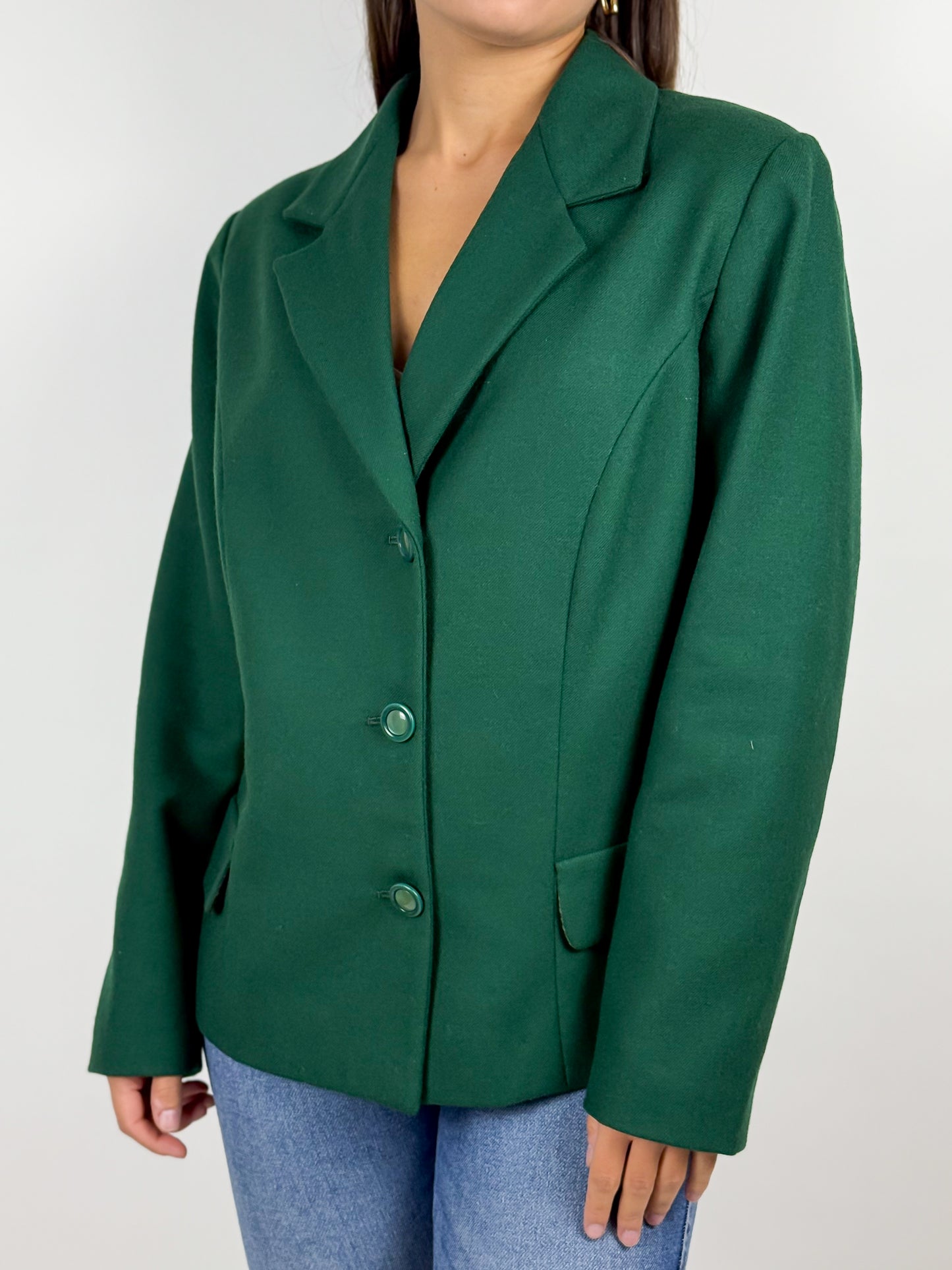 Blazer Vintage Ungaro Lana Anni '80-'90 Made in Italy