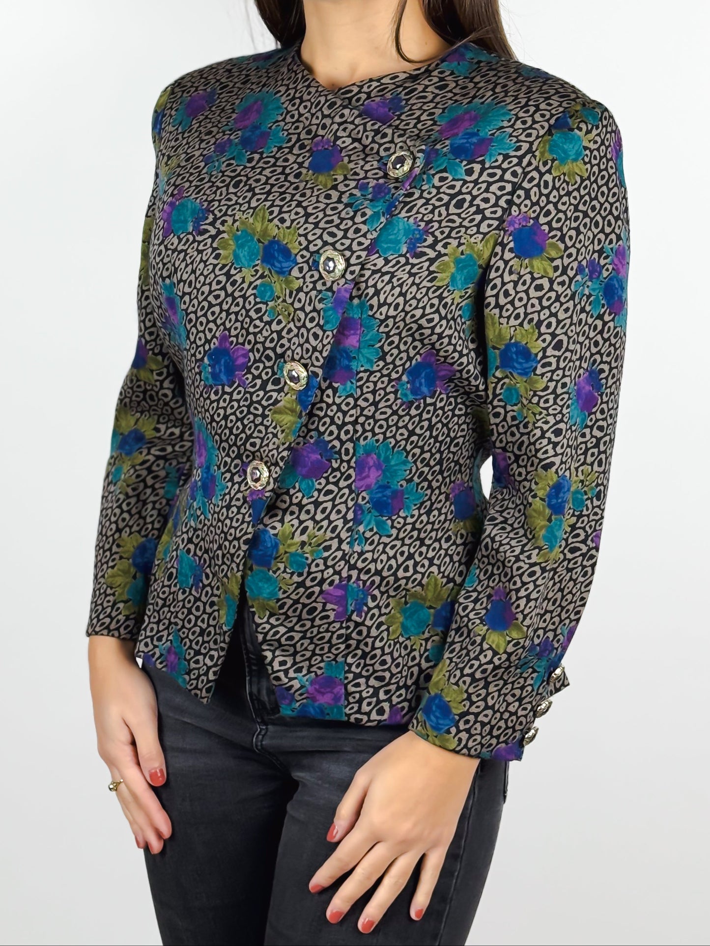 Camicia Vintage con Spalline Sartoriale