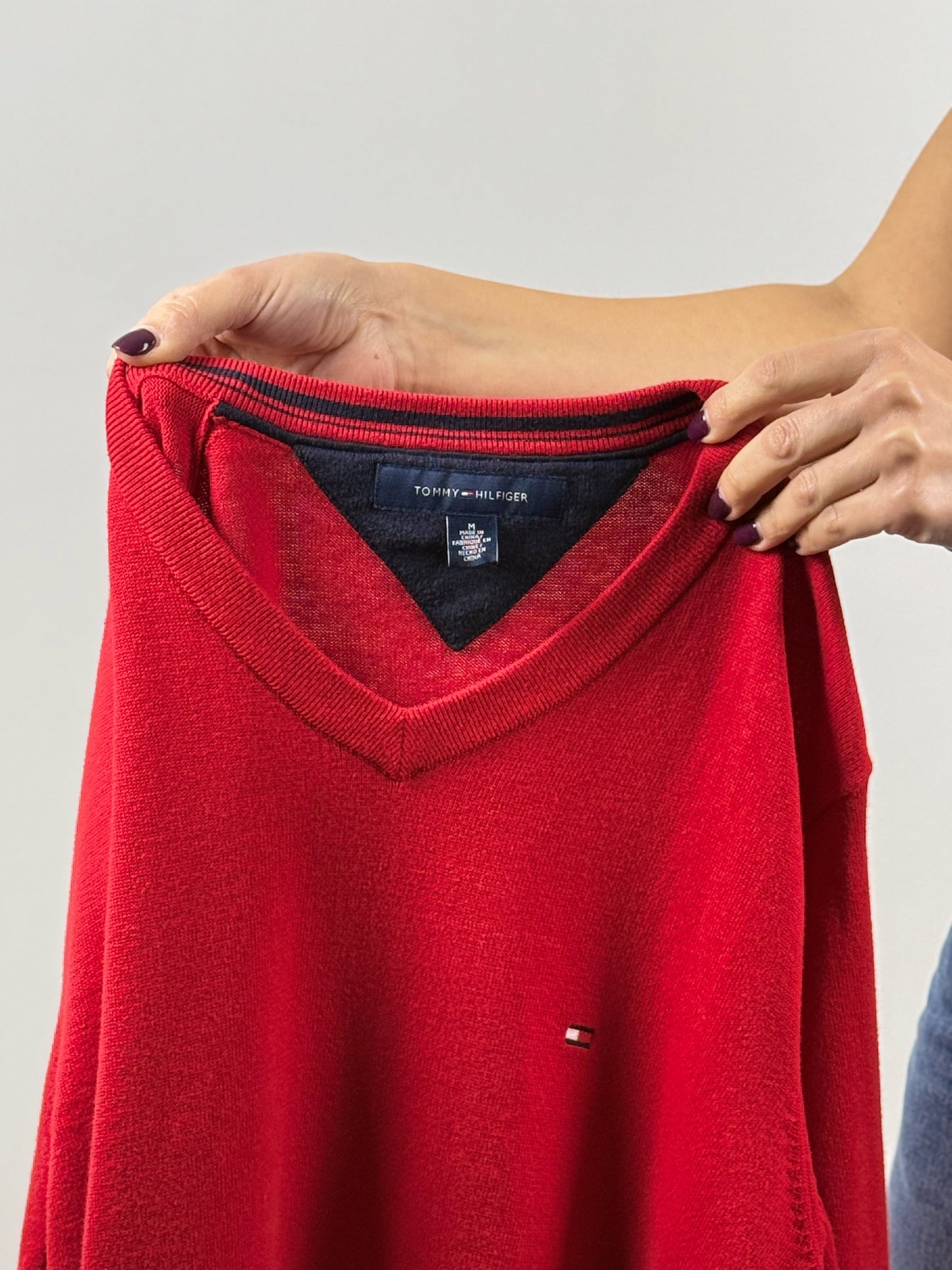 MAGLIONCINO ROSSO TOMMY HILFIGER