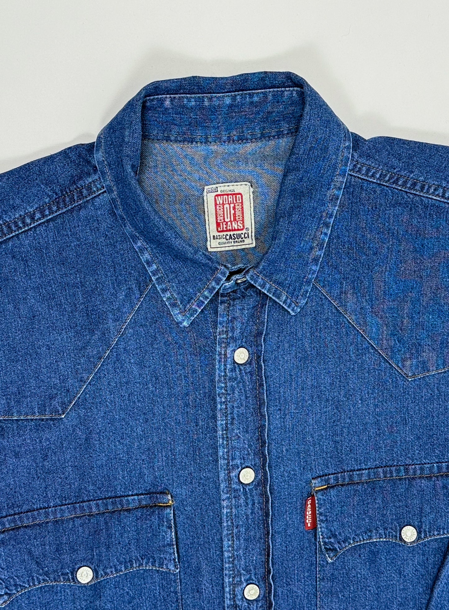 CASUCCI DARK WASH JEANS SHIRT