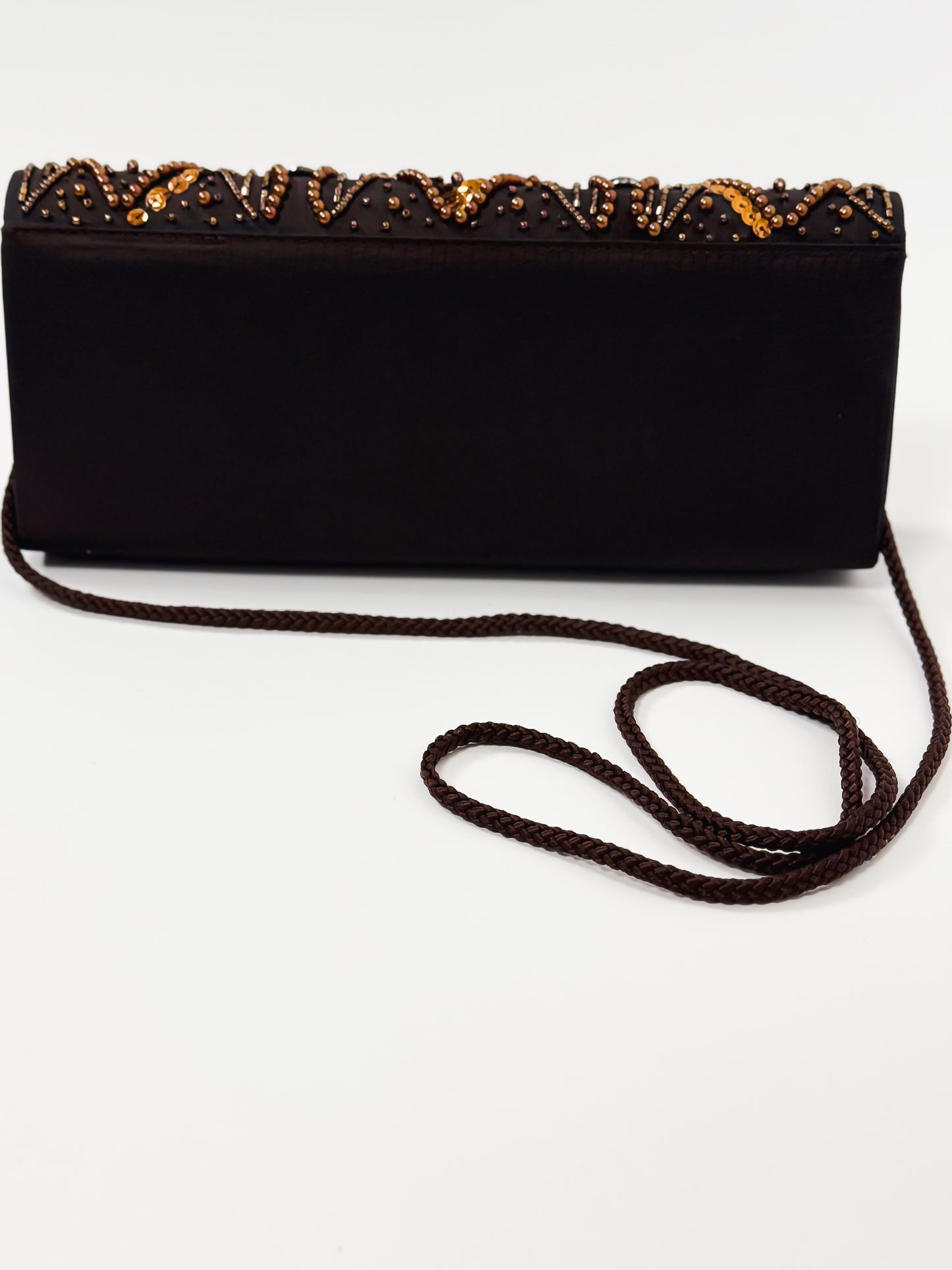 POCHETTE IN RASO CON PAILLETTES