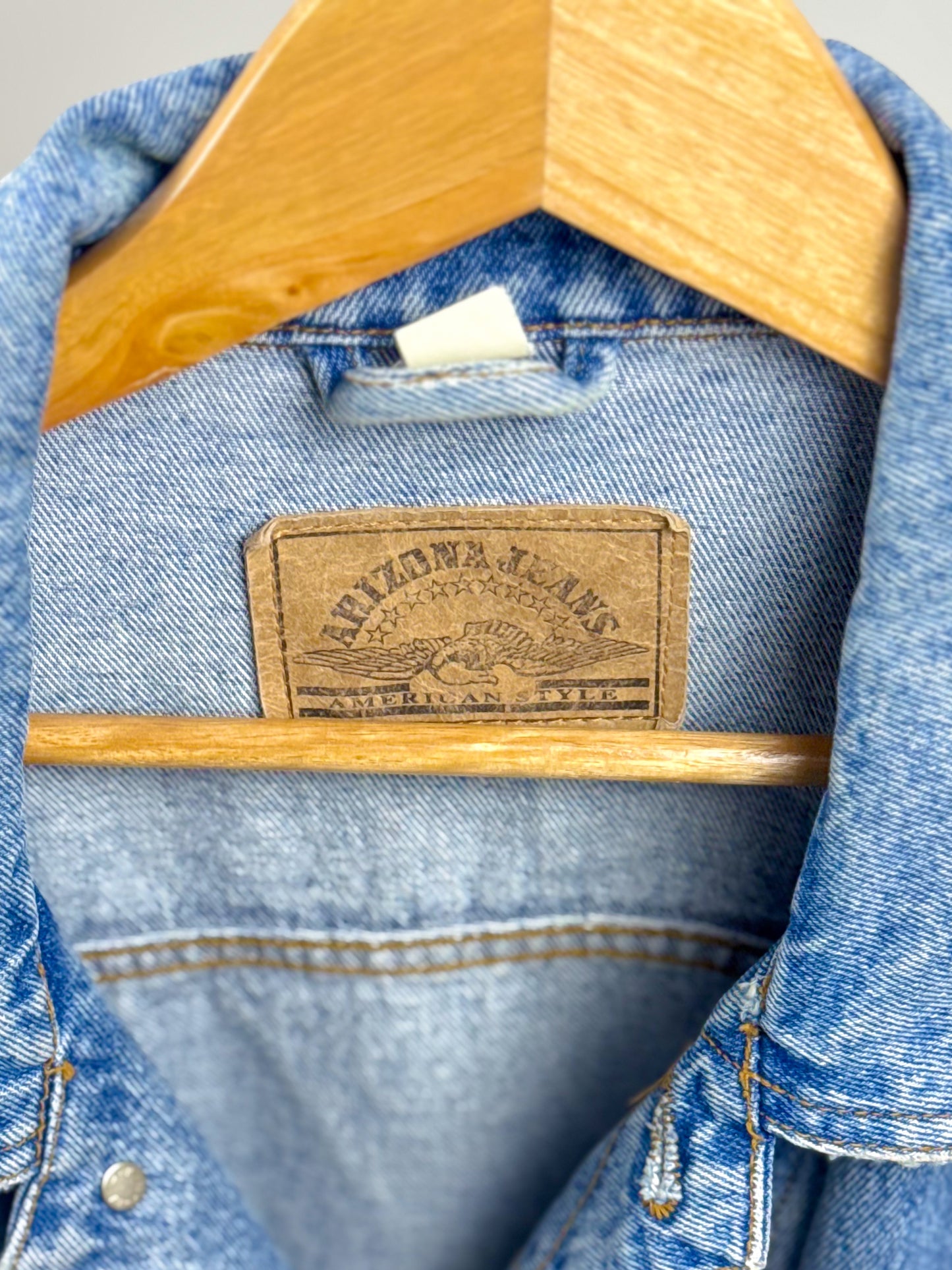 Gilet di jeans vintage anni '90 Arizona Jeans – Denim chiaro