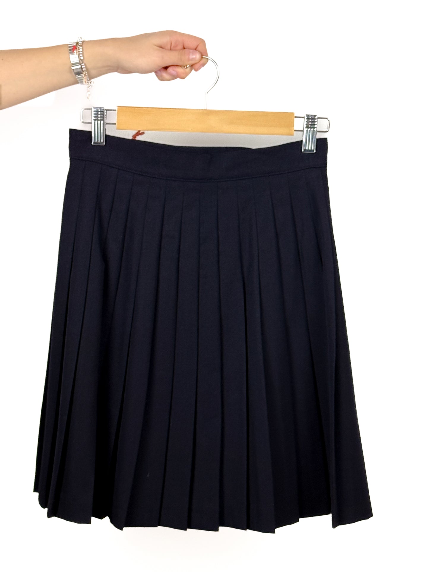 Gonna Vintage Roccobarocco Lana Plissettata Anni '90 Made in Italy