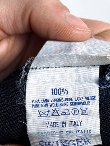 Gonna Vintage Roccobarocco Lana Plissettata Anni '90 Made in Italy