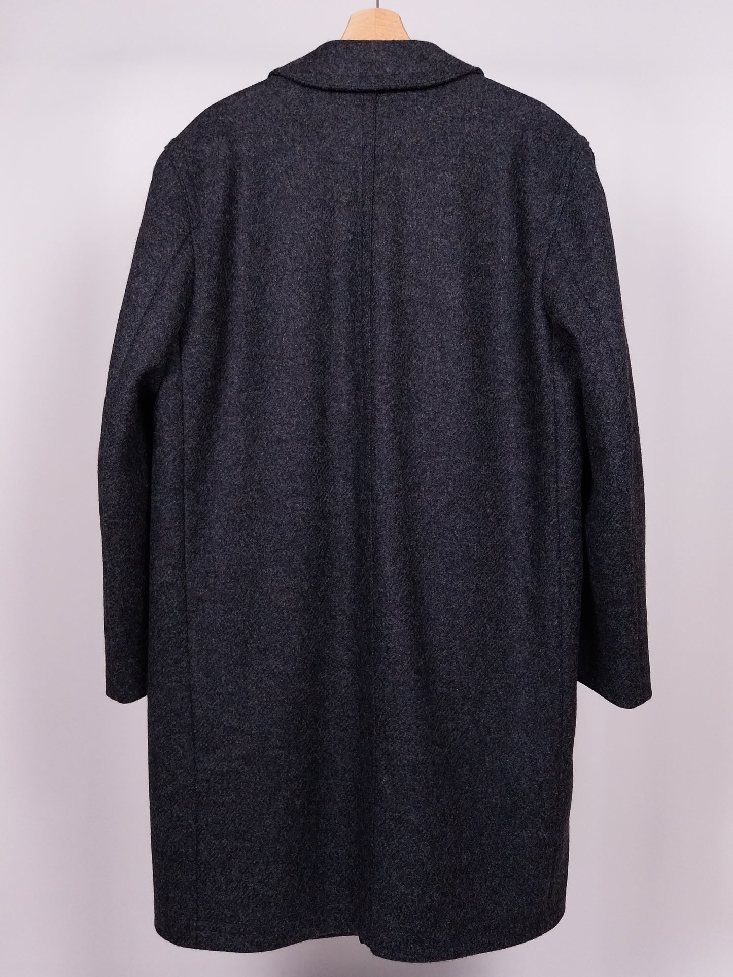Cappotto grigio vintage in lana