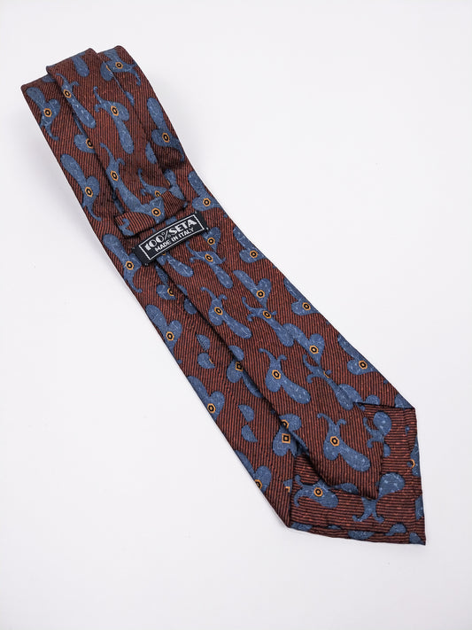 Cravatta Vintage Giorgio Armani in Seta – Fantasia Astratta Made in Italy Anni '90