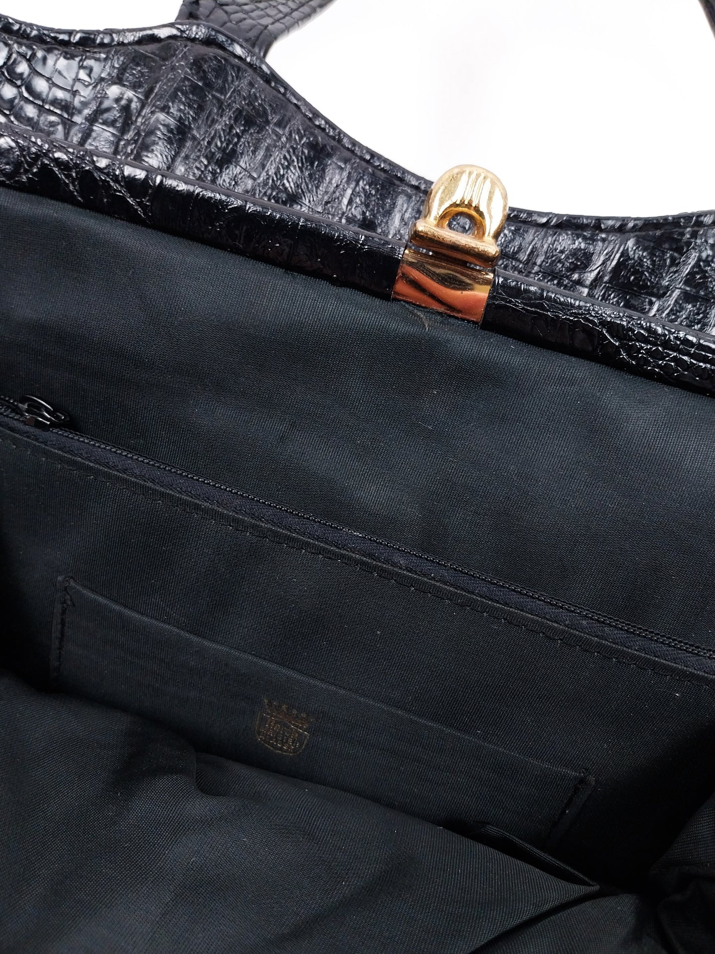 Borsa vintage in vera pelle stampa cocco – Horch Meisier Klasse