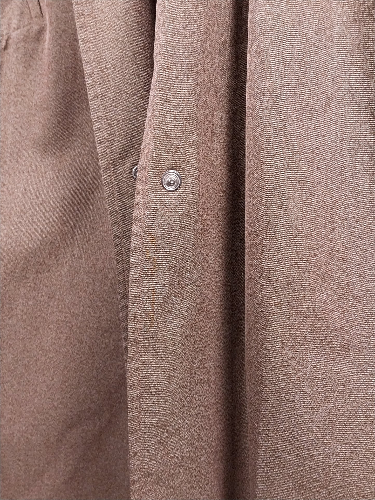 Trench donna Vintage Anni ’80 in Cotone – Beige Cammello – Made in Italy