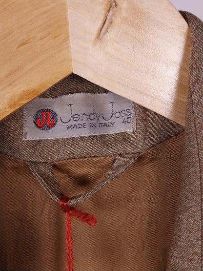 Trench donna Vintage Anni ’80 in Cotone – Beige Cammello – Made in Italy