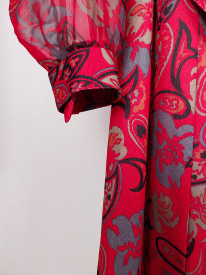 Abito vintage anni ’70 paisley – Robert Newman London