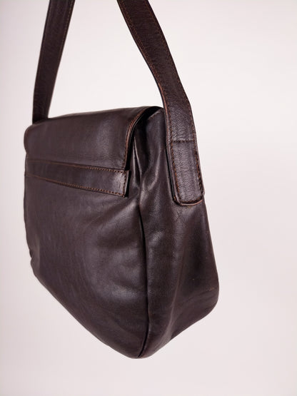 Borsa Prada Vintage in Pelle Testa di Moro