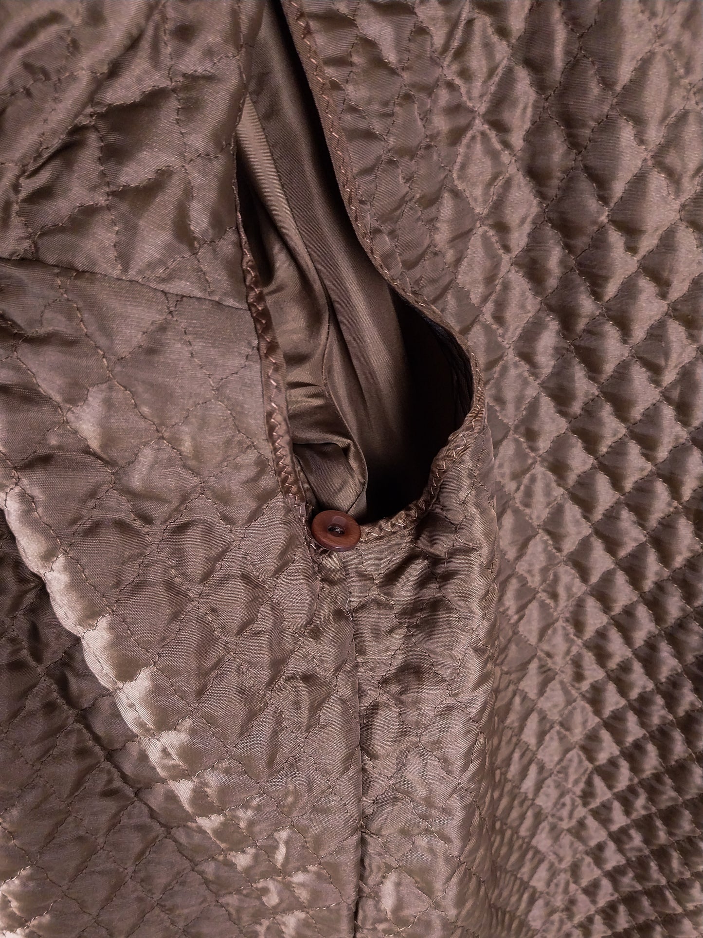 Trench vintage in Alcantara con imbottitura removibile