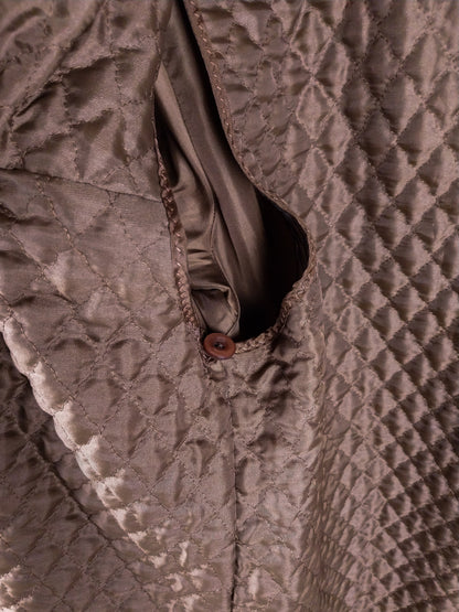 Trench vintage in Alcantara con imbottitura removibile