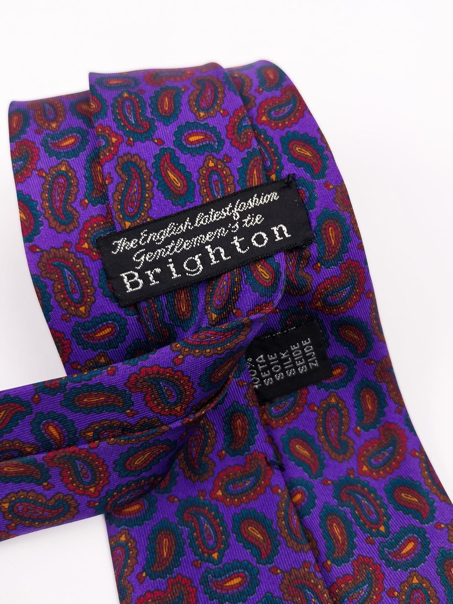 Cravatta vintage paisley made in Italy