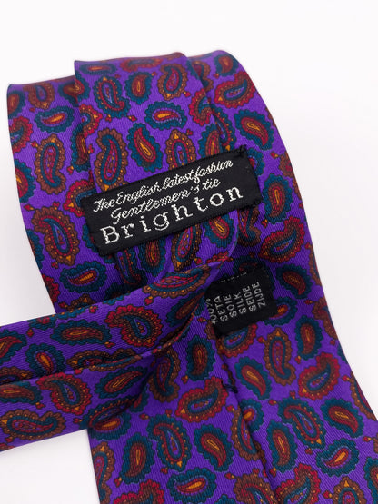 Cravatta vintage paisley made in Italy