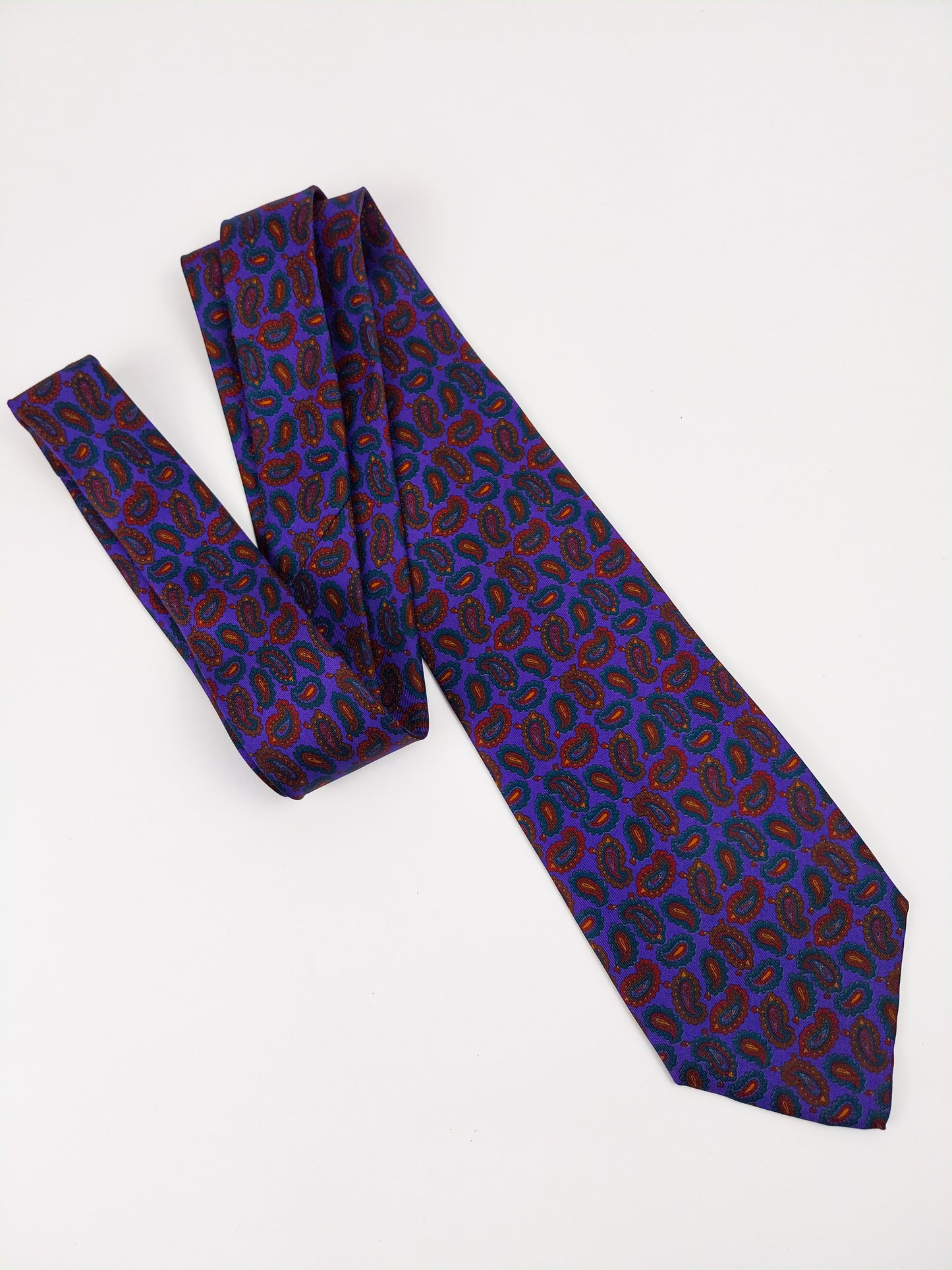 Cravatta vintage paisley made in Italy