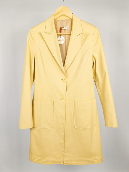 Trench vintage giallo pastello - Anni '90