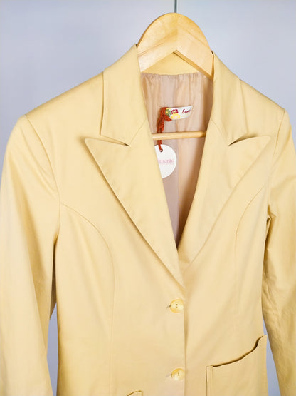 Trench vintage giallo pastello - Anni '90
