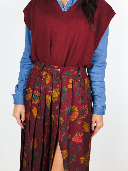 Gonna Vintage in Lana Vergine