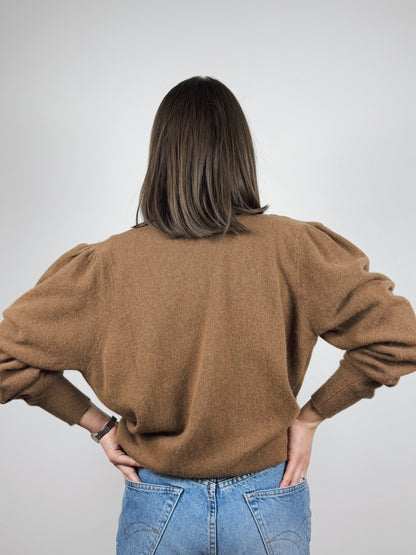 MAGLIA IN ANGORA CON INCROCIO