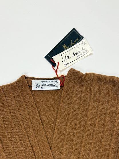 MAGLIA IN ANGORA CON INCROCIO