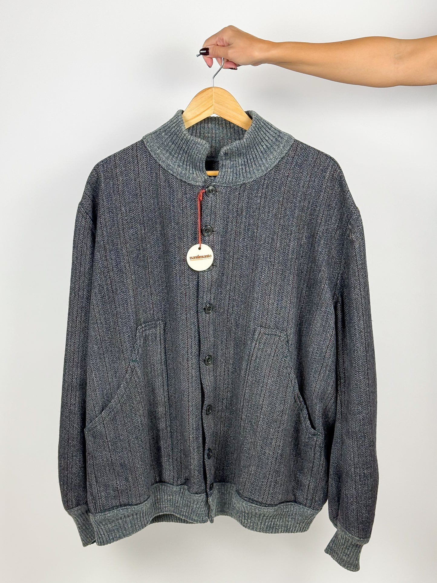 Giacca Vintage 100% Lana Invernale