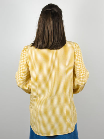 CAMICIA GAS FANTASIA VICHY GIALLA