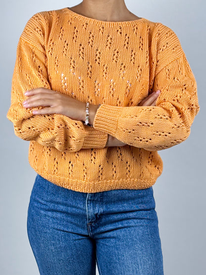 Maglioncino Vintage Cotone Traforato
