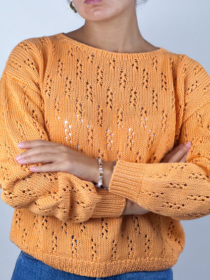 Maglioncino Vintage Cotone Traforato